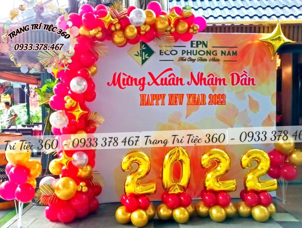Backdrop Year end party Công Ty EPN ECO Phương Nam mừng xuân Nhâm Dần 2022