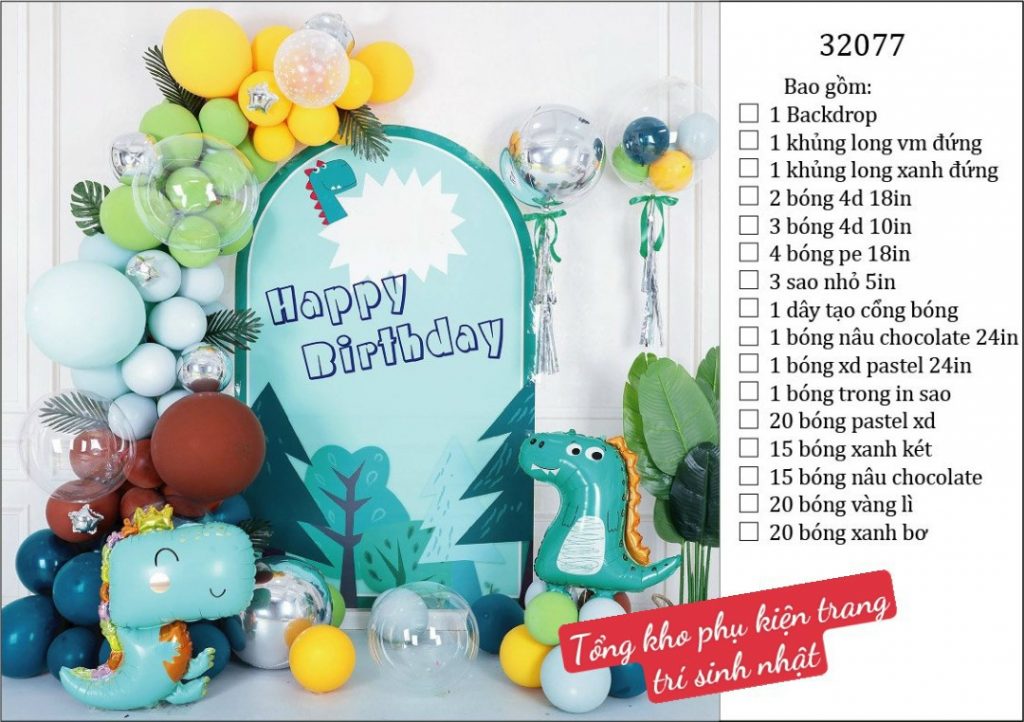 Trang trí sinh nhật cho bé gái 2 tuổi  backdrop sinh nhật 3d   vuatrangtrivn